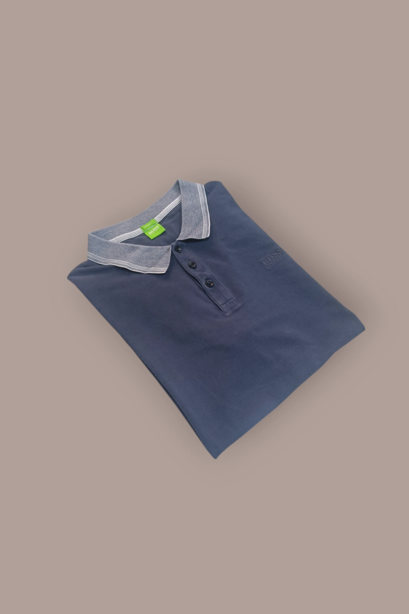 | Polo Hugo Boss Homem | Cor Azul Marinho | Algodão | Tamanho XXL | – photo 2
